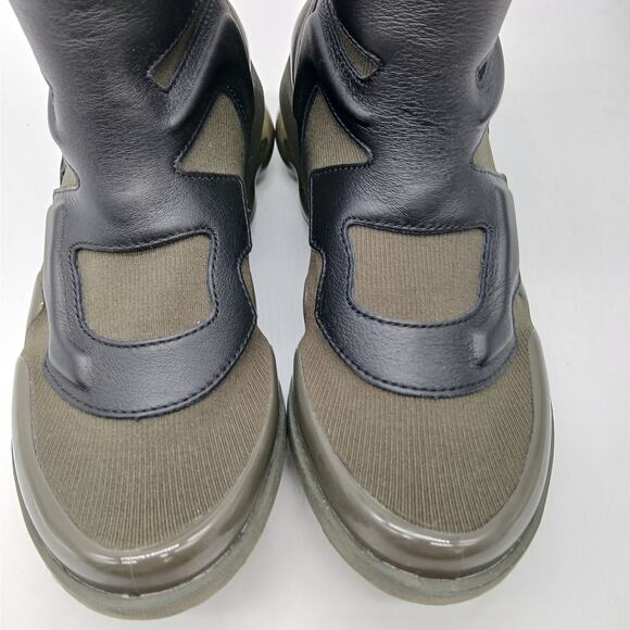 Nike Air VaporMax Light 2 Sock Boot Cargo Khaki Green Black Women's Size 7 - Picture 11 of 12